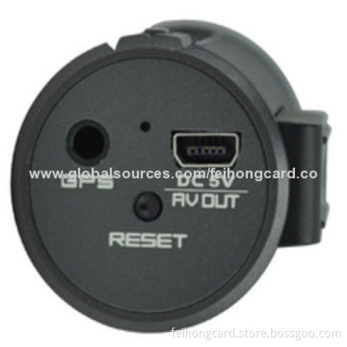 No screen car DVR supports G-sensor, optional GPS tracking plotter